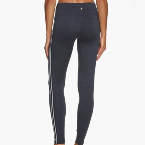 Spiritual Gangster Gray White Athletic Stripe Practice Leggings Size Small - Picture 6 of 11